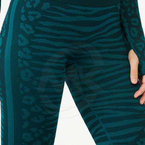 Legging de sport pour femme, taille mi-haute, respirant, sans couture, en Spandex/Polyester, imprimé par sublimation, le plus vendu - Product Image 5