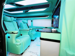 Furgone Executive |   Hiace 7 Posti Automatico a Benzina Guida a Sinistra Fari LED Cabina <span class=keywords><strong>Blu</strong></span> con Divisorio Completo - Product Image 5