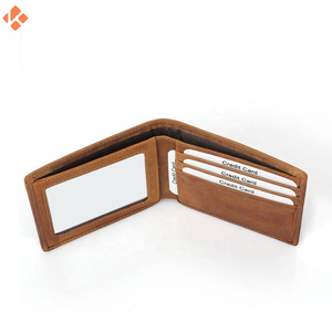 Cartera corta informal de cuero PU para hombre, Cartera de viaje sencilla a rayas con cierre abierto y forro de poliéster, popular por su - Product Image 2