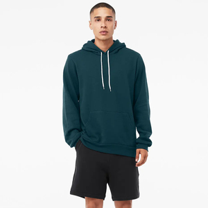 Sweat à capuche à cordon de serrage basique coupe régulière sweat hommes élégant solide à manches longues sweats à capuche/moutarde solide à capuche - Product Image 1