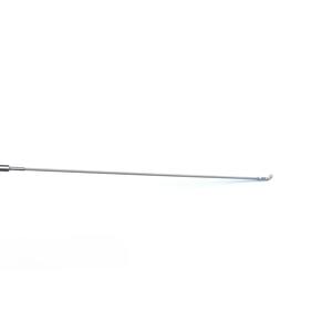 Pinces micro-laryngées à action tubulaire, mâchoire ronde, 2 mm, acier inoxydable, instruments médicaux ORL - Product Image 6