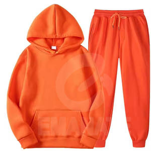 Conjuntos Deportivos de Dos Piezas para Hombre, Estilo Vintage, Estampado Invernal, Casual, con Capucha, de Poliéster/Algodón - Product Image 1