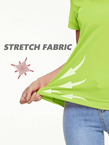 Venta caliente Mujeres Camisetas en blanco O-cuello de manga corta Camisetas sólidas 100% Algodón de secado rápido Liso O-cuello en blanco Camisetas de gran tamaño - Product Image 5