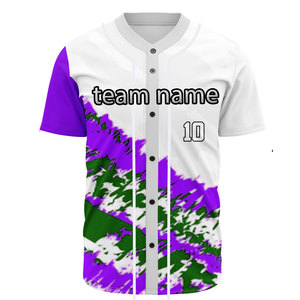 Nouvelle arrivée 2026, uniforme de baseball personnalisé avec logo, 100% polyester, vêtements de sport unisexe avec maillot de baseball sportif - Product Image 1