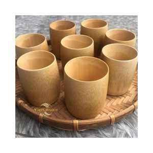 Tasse en bambou de style rustique, vaisselle naturelle pour la salle à manger et la décoration - Product Image 1