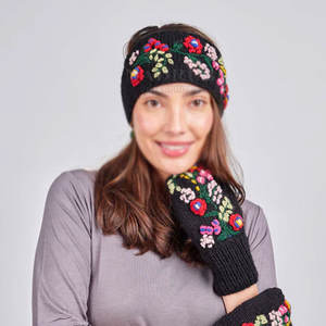 Bonnets de broderie extensibles avec détails brodés modernes Bonnets de broderie confortables - Product Image 4