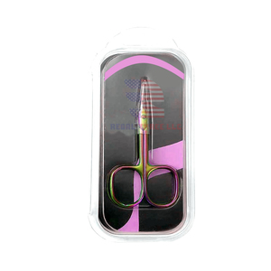 Tijeras de Manicura Profesionales de Acero Inoxidable, Curvas, con Hoja Recta y Afilada para Cortar Cutículas y Tejidos, 3.5 Pulgadas, Suministros de Belleza para Uñas - Product Image 6