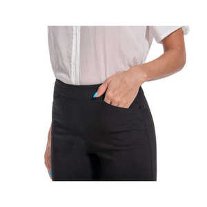 Pantalones Capri Tipo Lápiz Cruzados de Talla Pequeña, de Cintura Alta, Súper Elásticos, con Estampado de Leopardo, de Tela con Memoria, Frente Plano, Ideales para el Trabajo - Product Image 6