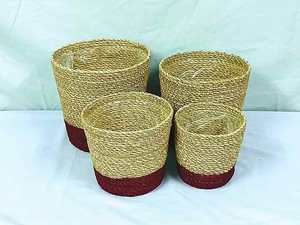 Paniers en jonc de mer en matériau 100% naturel, dernière conception, vente chaude, paniers en jonc de mer écologiques, nouveaux arrivages - Product Image 6