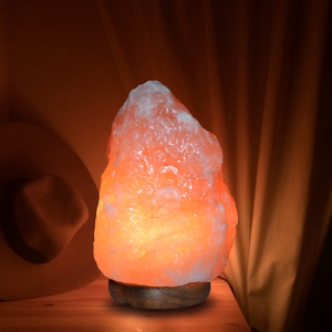 Vente en gros de lampe au sel en cristal de l'Himalaya décoration de lampe au sel de l'Himalaya de forme naturelle rose avec logo personnalisé et emballage personnalisé - Product Image 2