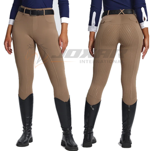 Jodhpurs d'équitation de qualité supérieure avec doublure isolée structure ergonomique en tissu résistant à l'humidité et prise en main stable et sûre - Product Image 5