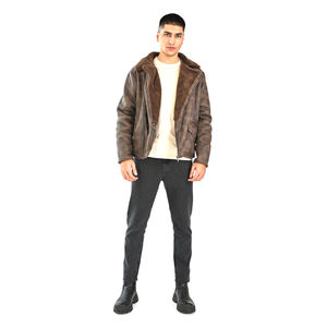 Chaqueta de cuero de invierno personalizada para hombre, impermeable, a prueba de viento, transpirable, colores personalizados, tamaños disponibles, OEM de Pakistán - Product Image 3