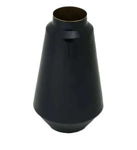 Vase en fer au design moderne 2026, noir émaillé, en forme de bouteille, idéal pour la décoration en gros – Meilleures ventes - Product Image 5