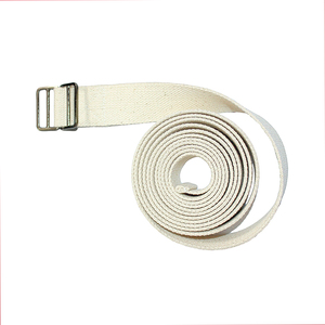 Meilleure vente ceinture de sangle de yoga en coton réglable Gym Fitness Carry avec boucle à anneau en D à un prix abordable - Product Image 1