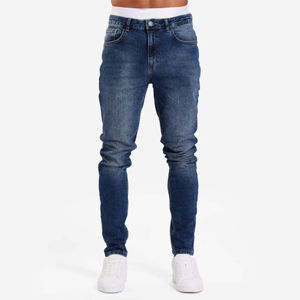 Pantalones vaqueros rectos de alta calidad para hombre, ropa informal estilo Hip Hop, decorados geniales con pantalones vaqueros rectos transpirables rasgados - Product Image 6