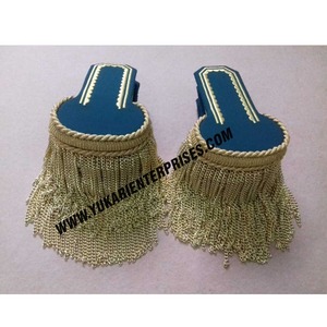 Epaulettes de Algodón/Lana con Flecos, Cómodos, para Uniformes Ceremoniales (Color Personalizado, Logotipo Personalizado, Personalizados) - Product Image 5