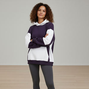 Sudadera con capucha para mujer, estilo vintage, lavado ácido, streetwear, hombros caídos, anti-bolitas, ecológica, 100% personalizada para invierno - Product Image 3