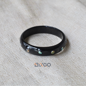 Pulsera de Cuerno de Búfalo con Incrustaciones de Concha, Hecha a Mano en Vietnam, Se Aceptan Pedidos al por Mayor y Personalizados - Product Image 2