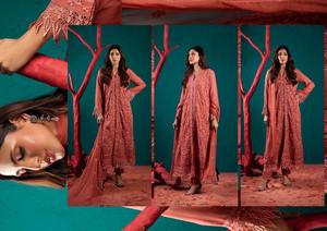 Ladies Readymade Gown With Trouser design for women pakistanais Readymade salwar kameez dress women Readymade clothing women - Product Image 2