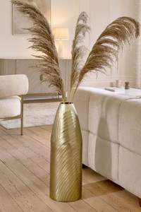 Jarrones de metal con forma antigua de nuevo aspecto con artesanía de primera calidad para acentos elegantes de decoración del hogar y diseños de inspiración vintage - Product Image 2