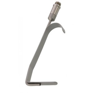 Retractor Nasal Maliniac, instrumento de cirugía plástica de fibra óptica de 10cm y 9x45mm, Retractor Nasal Maliniac de acero inoxidable - Product Image 1