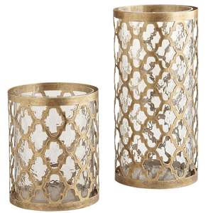 Bougeoir votif en fer avec éclat antique Pot unique idéal pour les installations de salle traditionnelles ou l'ambiance de salle à manger - Product Image 6