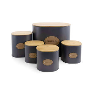 Boîte de rangement de pain bidon couleur blanche Design tendance Look élégant cuisine conteneur décoratif écologique - Product Image 5