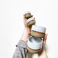 Cafetière portable en céramique et porcelaine fine avec soucoupe et tasse, résistante à la chaleur, design classique