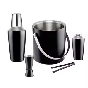 Gift Cocktail Shaker Set Luxury Metal <b>Bar</b> Tool Kit With Essential Bartender <b>Accessories</b> <b>For</b> Birthday Wedding And Holiday Gifts - Product Image 3