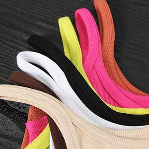 Mode estivale Femmes Sexy Slim Top O-neck Sleeveless Double Nylon Ladies Tank Tops Shirts Loose Fit Basic MS-TT-013 - Product Image 5