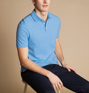 Nueva llegada de los hombres al por mayor personalizado Spandex Plus tamaño de los hombres polos con logotipos personalizados estético ajuste y comodidad camisas para hombres - Product Image 4