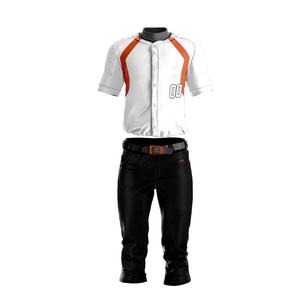 Uniforme de baseball personnalisé sublimé USA Pro, jersey et pantalon en polyester OEM, vêtements de sport d'équipe, faible MOQ, livraison rapide, vente en gros, usine - Product Image 1