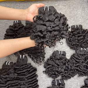 Haute Qualité Double Machine Trame Birman Bouclés Vierge Grade Extensions Vietnamiennes Trame Cheveux Tissage De Cheveux Humains - Product Image 6