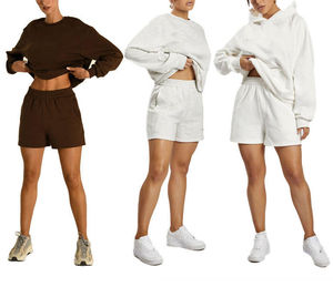 Shorts pour femmes grande taille à taille haute avec impression personnalisée, cordon élastique, respirant, coton et polyester, style décontracté - Product Image 5