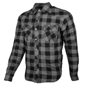 Winter Mens Plaid <b>Flannel</b> Cotton Shirts Thick Fleece <b>Jacket</b> Quilted Lined Long Sleeve Red Checkered Shirt for Man - Product Image 3