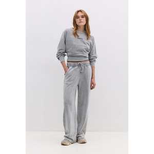 Pantalones de Pierna Ancha con Cintura Elástica - Product Image 1