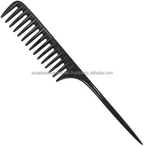 ASAP Plastic Hair <b>Comb</b> Abs Logo Abs Silicon Hair Brush with <b>Wide</b> Tooth De Home Salon Promotion Travel ASAP Beauty PAKISTAN - Product Image 2