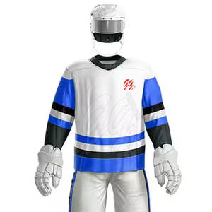 Jersey de Hockey sobre Hielo Transpirable de Diferentes Estilos, Manga Larga, Uniforme de Alta Calidad 100% Poliéster en Venta - Product Image 5