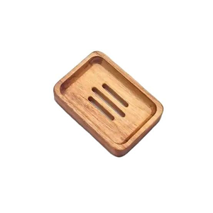 Porte-savon en bois de pin naturel poli, style religieux, pour salles de bain rustiques, accessoires décoratifs - Product Image 6