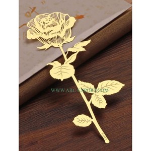 ที่คั่นหนังสือโลหะขัดเงาสีทองดีไซน์คลาสสิกที่คั่นหนังสือโลหะ - Product Image 6