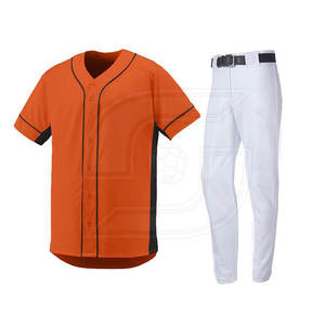 Uniforme de base-ball Design OEM pour jeunes à vendre, uniforme de base-ball personnalisé avec numéro d'équipe et nom, uniforme de base-ball 100% Polyester - Product Image 4
