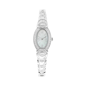Montre-bracelet de luxe pour femme YD1003 avec logo personnalisé, bijoux en zircon et diamants, pour affaires et mode - Product Image 1