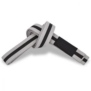 Ceintures d'arts martiaux MMA de haute qualité, logo personnalisé sur le devant, couleur personnalisée, 100% coton, pour Jiu-jitsu BJJ Karaté et Taekwondo, unisexe - Product Image 6