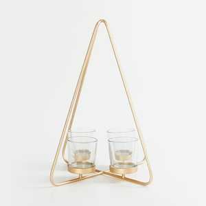 Vente en gros Bougeoir en métal Bougeoir en métal argenté Bougeoirs d'arbre - Product Image 3