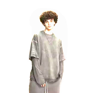 Sudadera de manga de doble capa Unisex de algodón grueso 100%, camisa superior de lavado ácido de gran tamaño con hombros caídos para hombres para invierno - Product Image 2