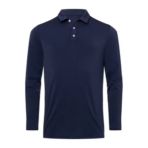 2025 vente chaude hommes Polo t-shirts à manches longues en gros de haute qualité hommes menthe Polo hommes t-shirts - Product Image 1