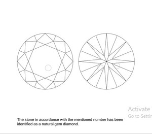 B2B D'Vins Jewels para GIA Certified 1,40 CT Diamante blanco suelto Redondo natural K Color FL FLOW Pureza EX Corte pulido - Product Image 3