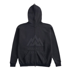 Derniers modèles de sweats à capuche avec fermeture éclair et basique fabriqués au Pakistan Style de rue Vente en gros Sweats à capuche personnalisés - Product Image 1