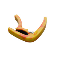 Custom Logo Adjustable Resin Guitar Capo Holder Solid Durable Pick Stand for Acoustic Stringed Acrylic Crafts