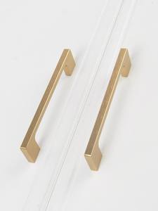 Poignée de tirage en laiton pour portes d'armoires de cuisine avec finition durable, style de décoration moderne pour la maison - Product Image 4